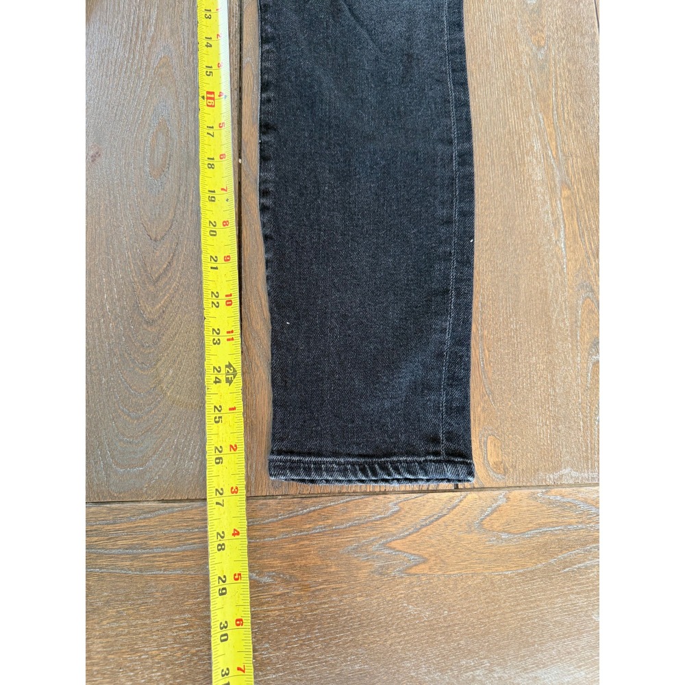 Agolde Pinch Waist Skinny Jeans Womens in Black Size 27 (P1) - Picture 7 of 7